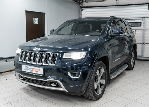 Замена ламп в ближнем свете Джип Гранд Чероки / Jeep Grand Cherokee