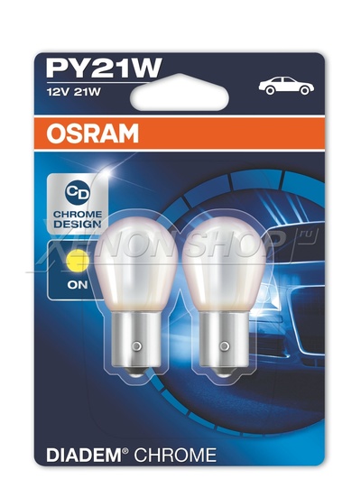 PY21W Osram Diadem Chrome 7507DC-02B