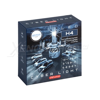 H4/H19 MTF-Light Cyber Light MINI 6000К