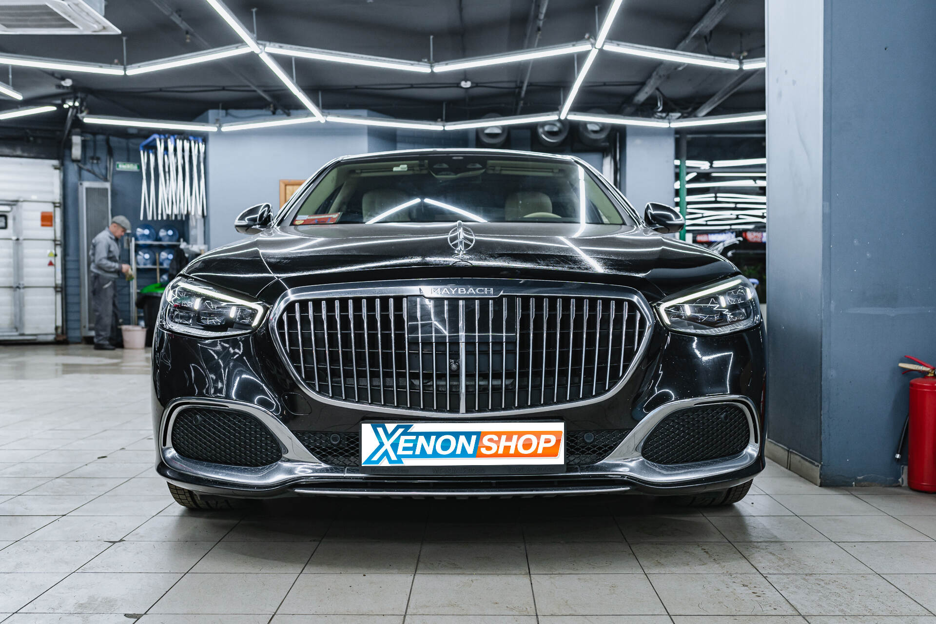Замена стекол фар Mercedes-Benz S W223 (2023)