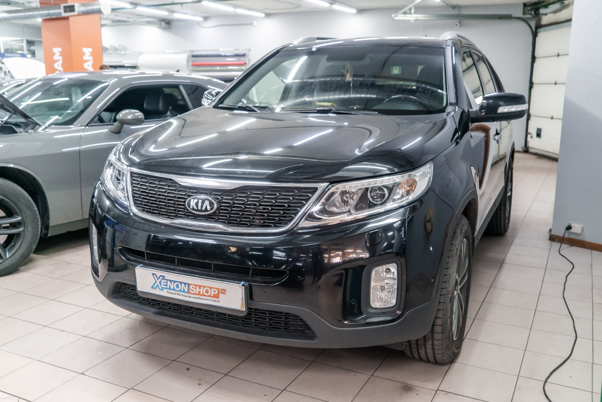 Атермальное тонирование передних стекол KIA Sorento / КИА Соренто в  Санкт-Петербурге (СПБ) - Установка Ксенон-Шоп