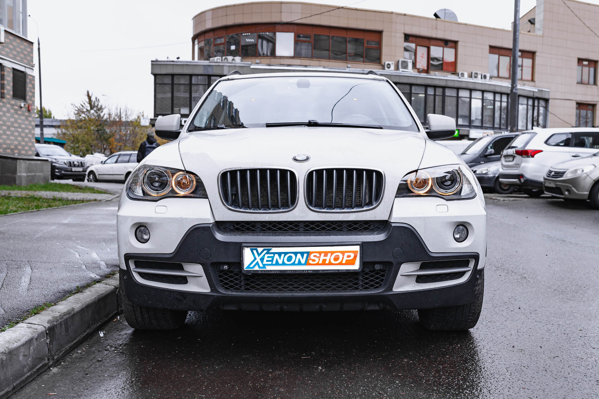 Замена линз и стекол фар BMW X5 E70 (2008)