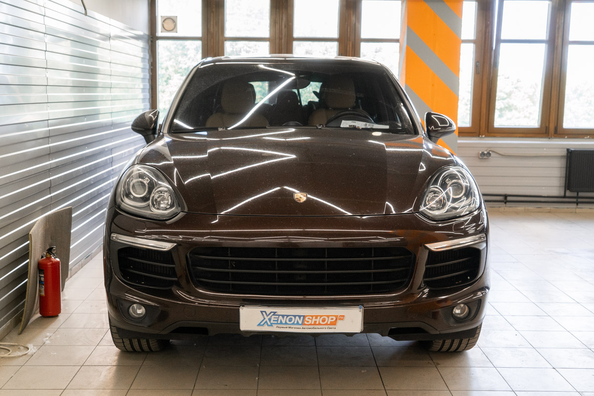 Устранение запотевания фары Порше Кайен (Porsche Cayenne) 2015 ...