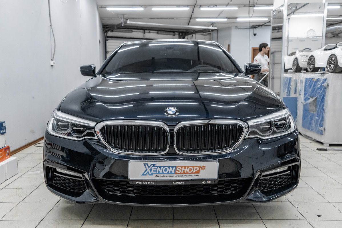 Оклейка атермальной пленкой стекол БМВ Г30 (BMW G30) - Установка ...