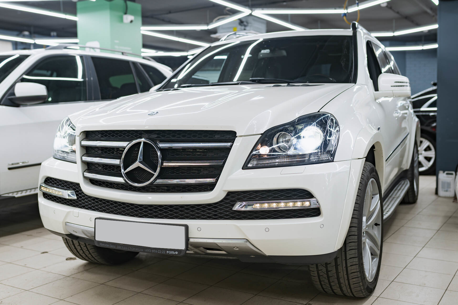 Замена линз Mercedes-Benz GL164 (2012)