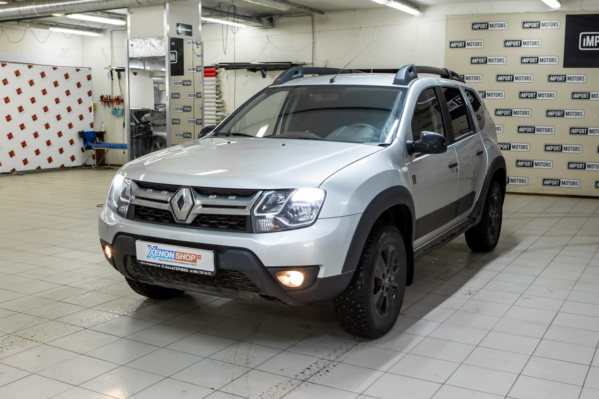 Установка светодиодных ламп в ПТФ Рено Дастер (Renault Duster ...