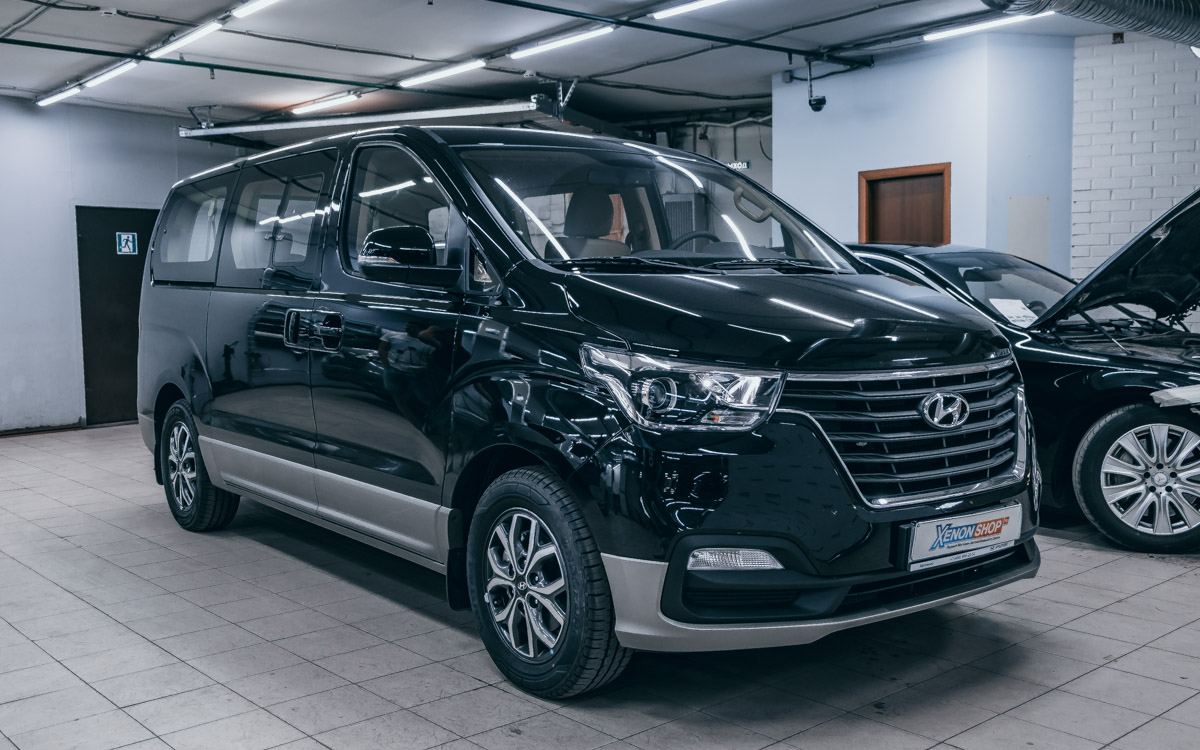 Установка светодиодов в фары Хендай Гран Старекс (Hyundai Grand Starex ...
