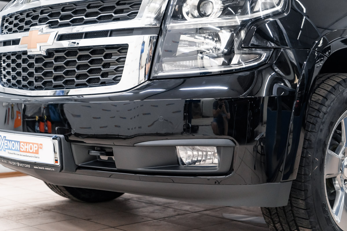 Бронирование кузова Шевроле Тахо (Chevrolet Tahoe) 2019 - Установка  КсенонШоп в Санкт-Петербурге (СПБ)