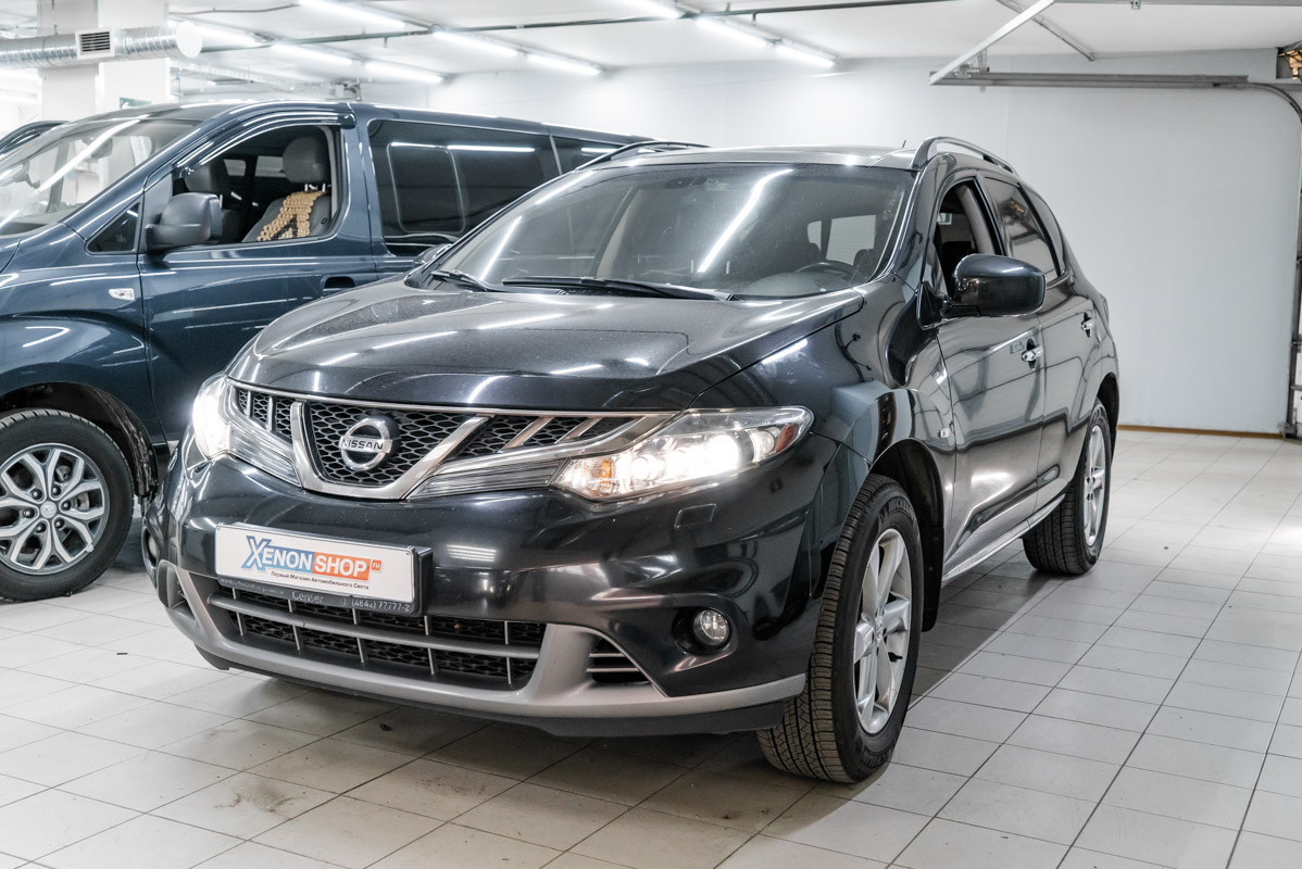 Замена линз Ниссан Мурано (Nissan Murano) + замена габаритов на LED ...