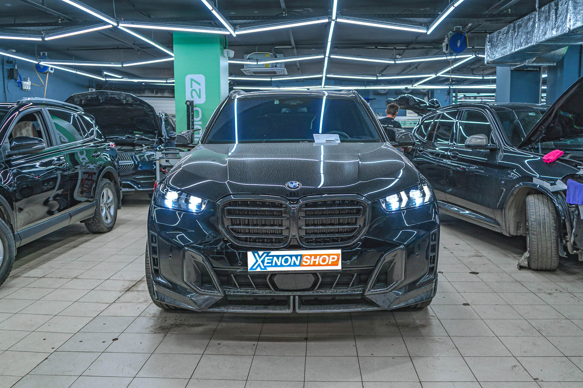 Установка 4-х линз (квадробилед) на BMW X5 G05 Рестайлинг