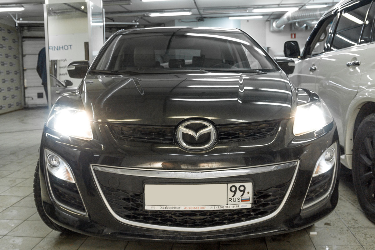 Полировка фар mazda cx 7