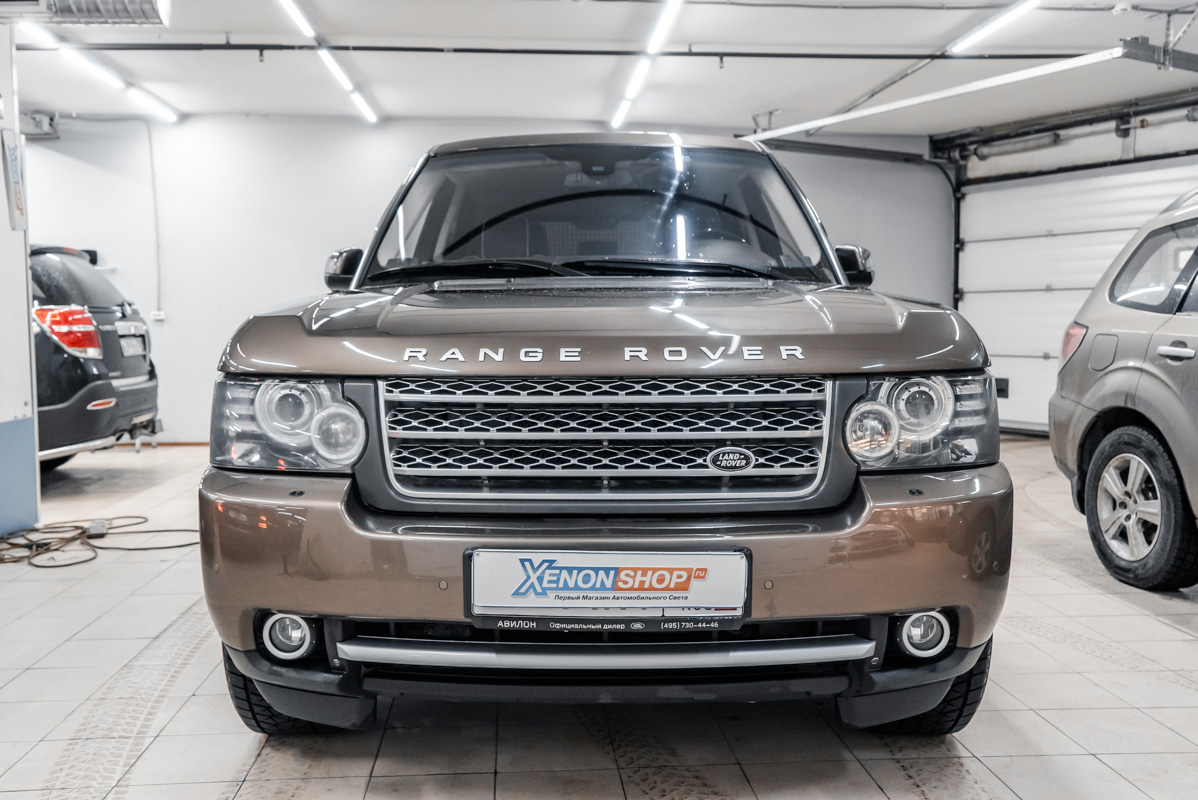 Замена ПТФ модулей Рендж Ровер Вог (Range Rover Vogue) на светодиодные -  Установка КсенонШоп в Санкт-Петербурге (СПБ)