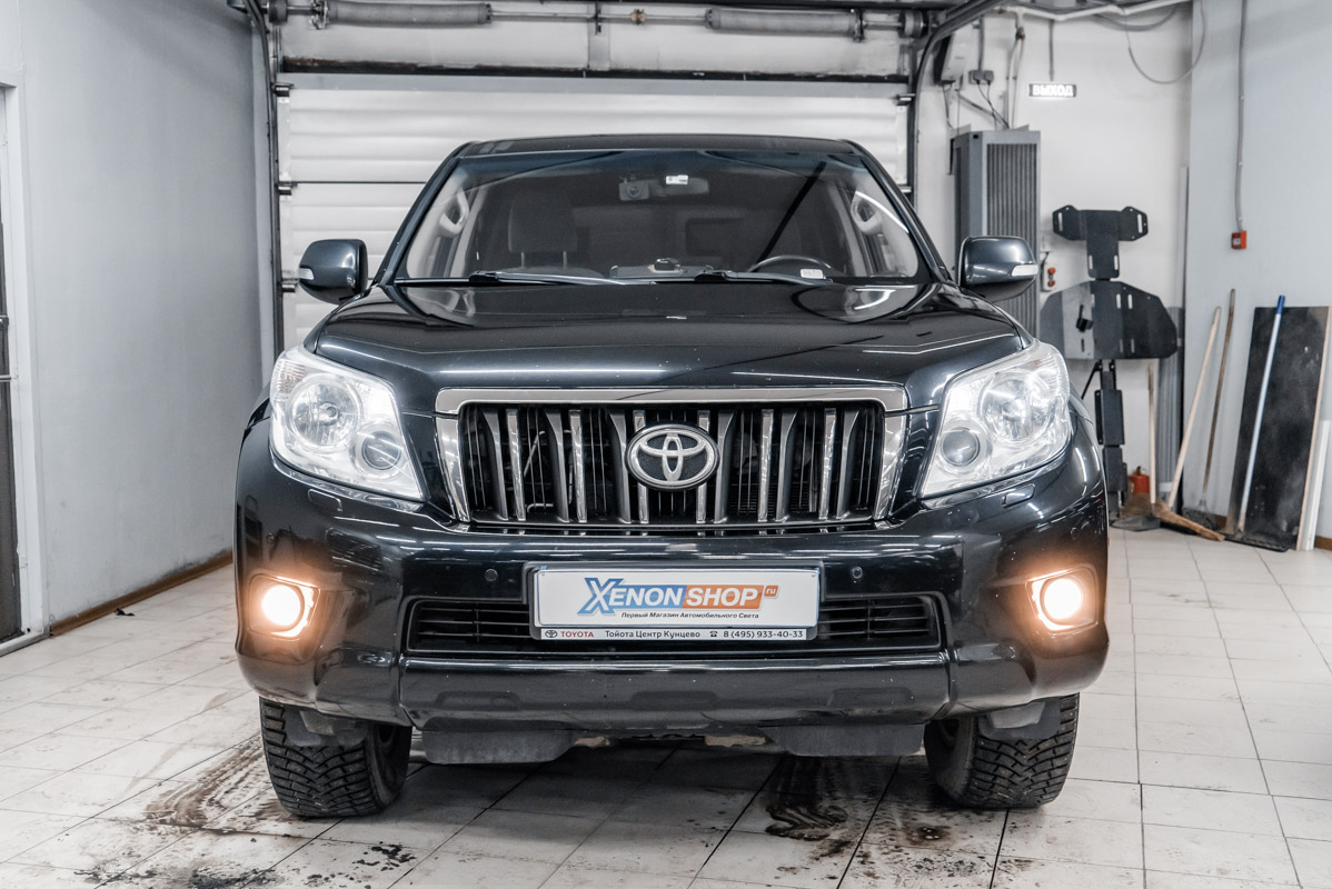 Тест матричных светодиодных линз Diliht Triled - Установка на Land Cruiser  Prado 150