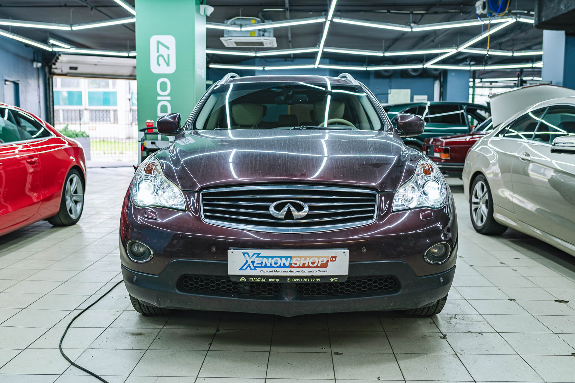 Вид автомобиля после работы.