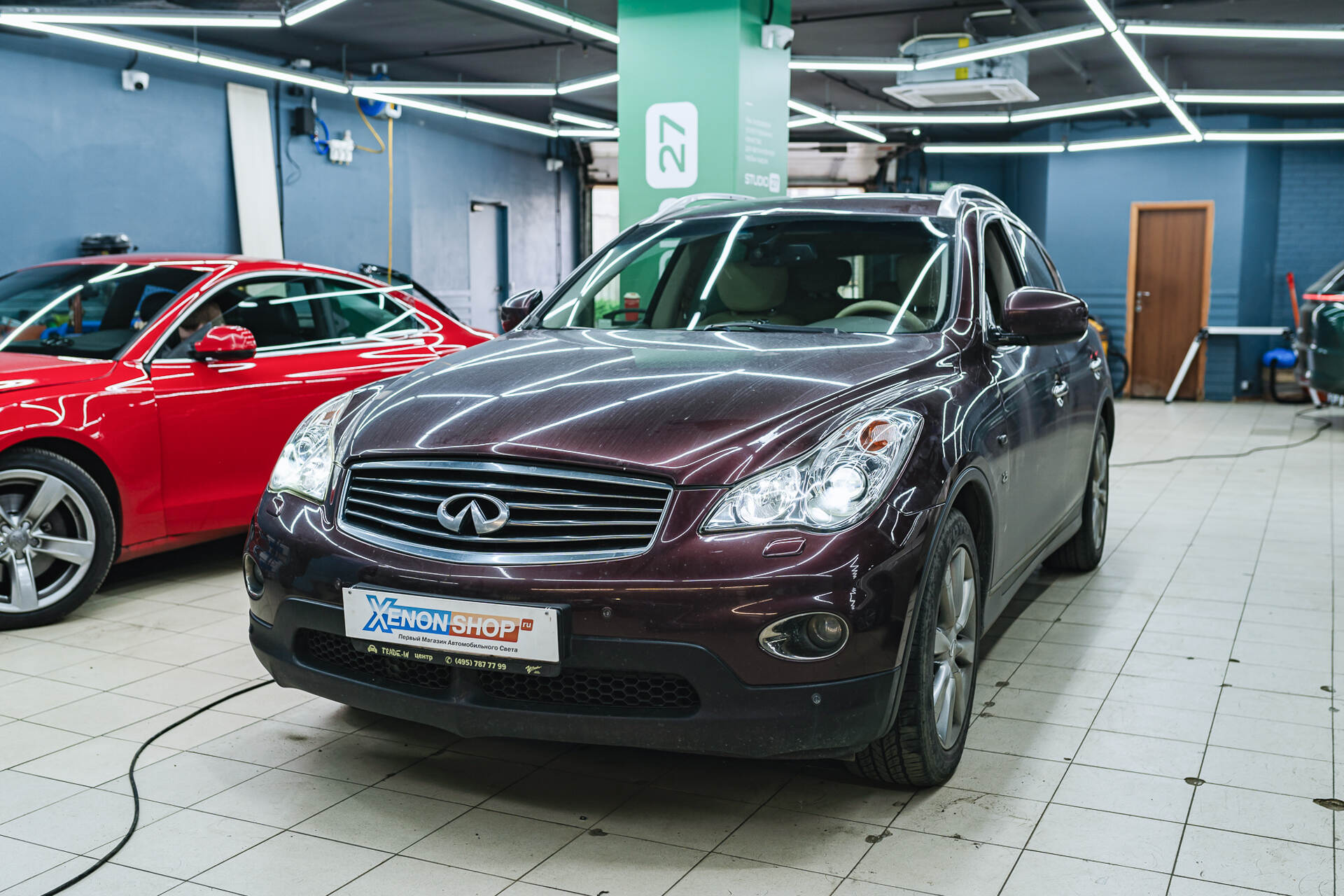 Вид автомобиля после работы.