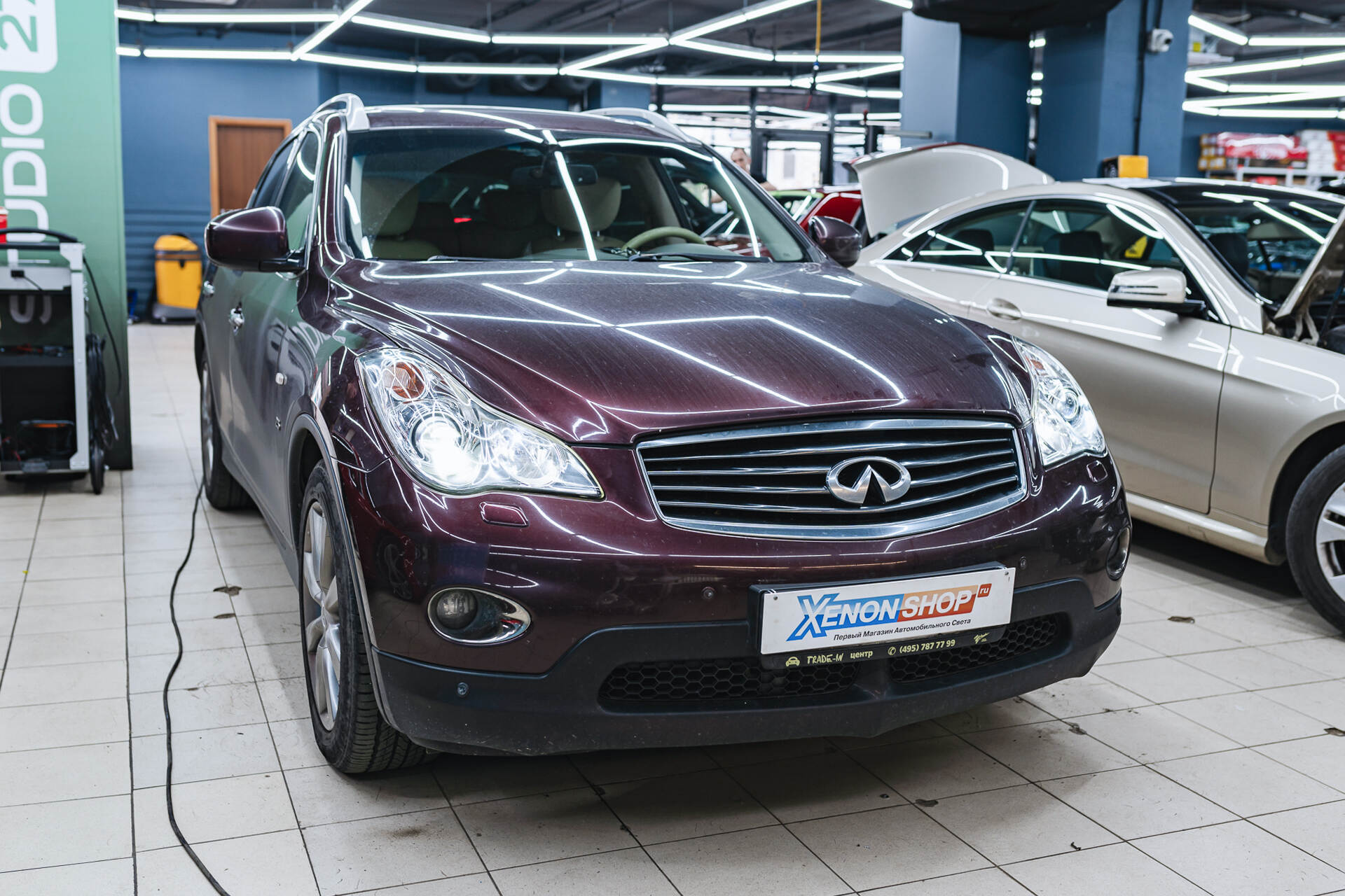 Вид автомобиля после работы.