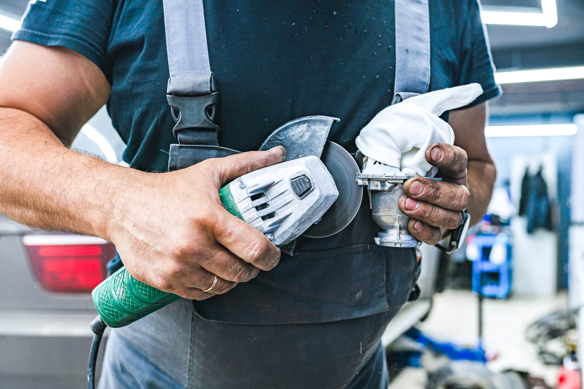 Установка новых линз в фары.