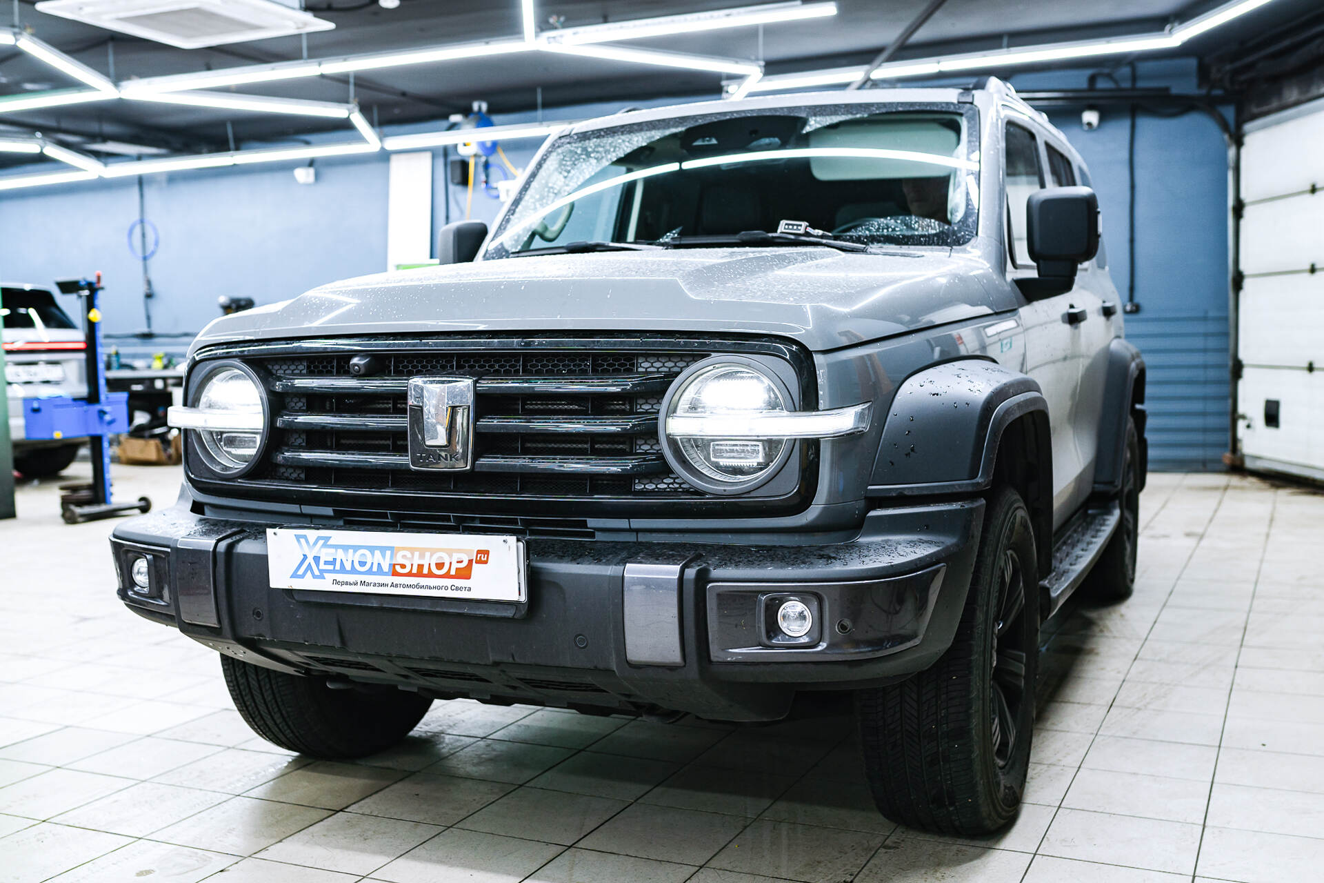 Вид автомобиля после работы.