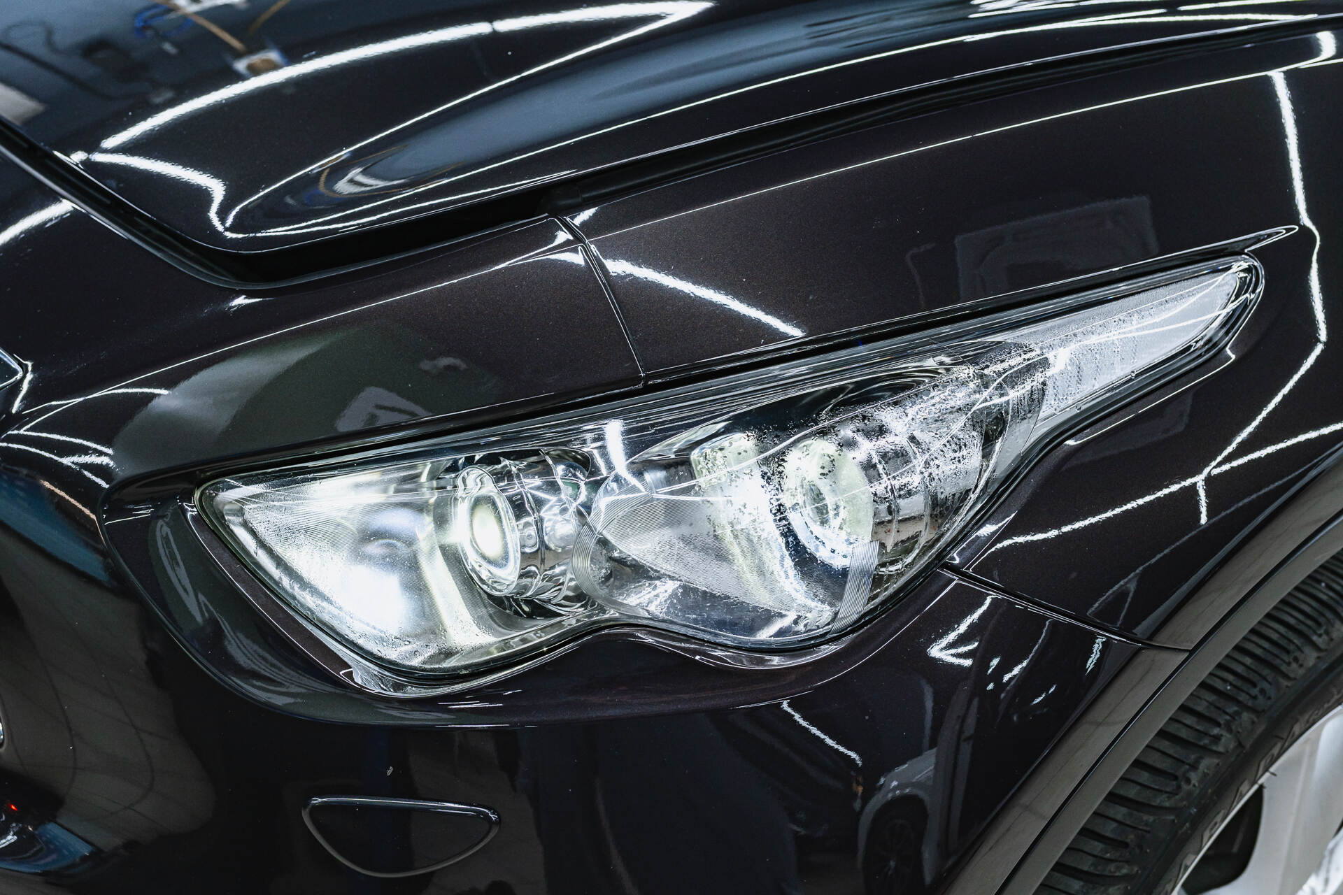 Исходное состояние фар в момент обращения.