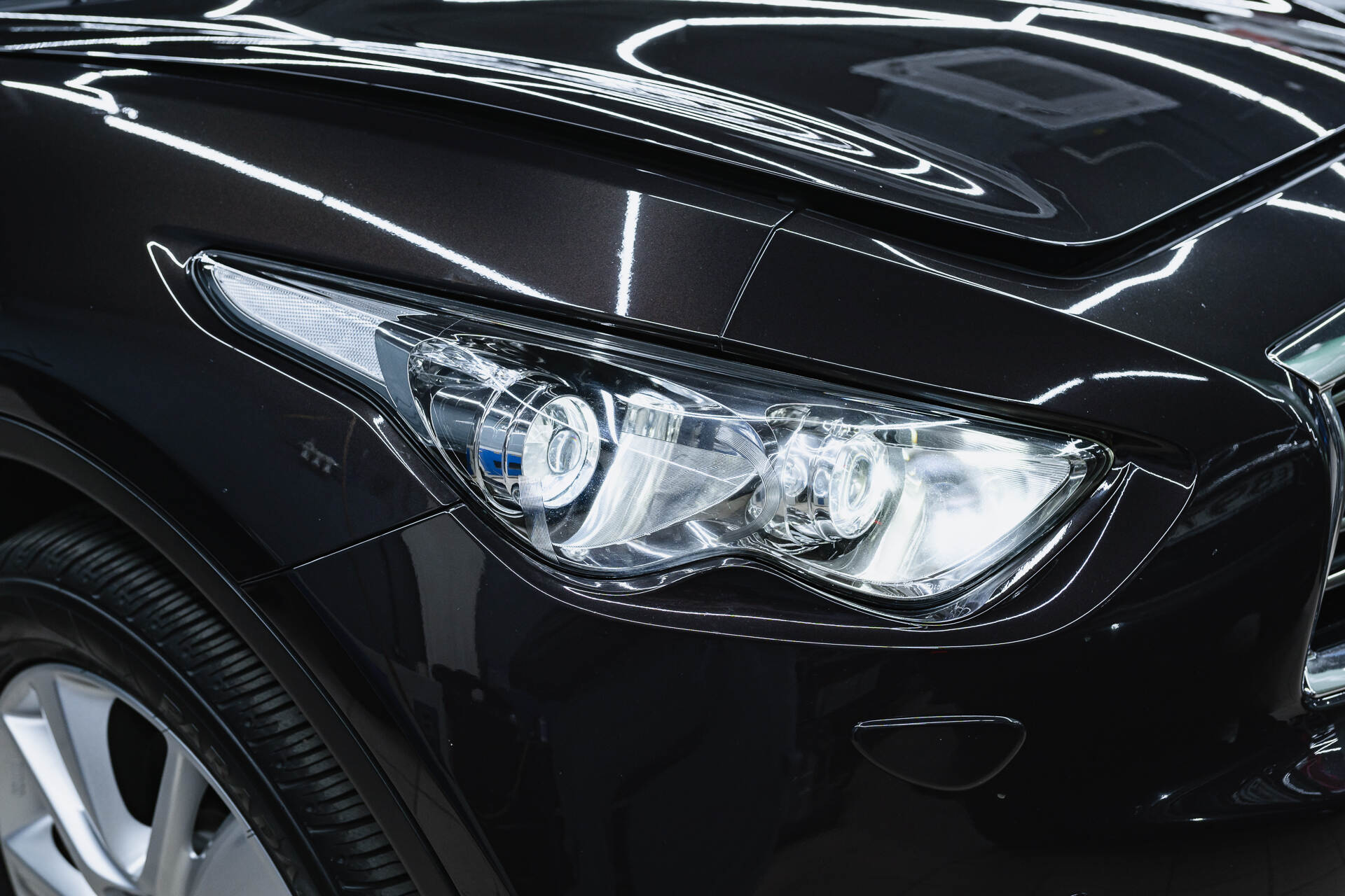 Исходное состояние фар в момент обращения.